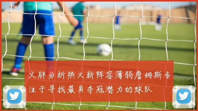 文胖分析热火新阵容薄弱詹姆斯专注于寻找最具夺冠潜力的球队